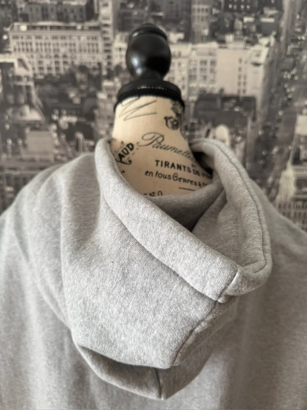 The Frankie Shop Alex Sleeveless Statement Shoulder Hoodie NWT | Heather Grey